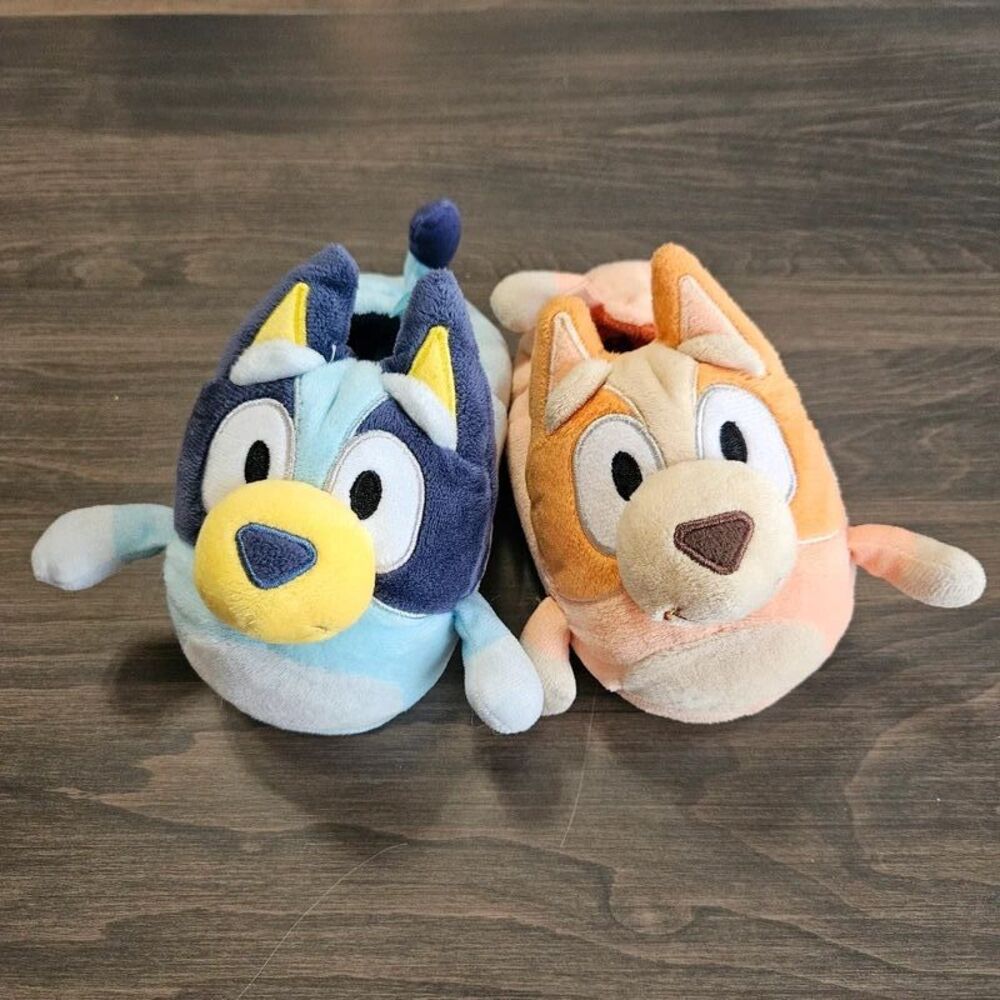 Bluey and Bingo 3D Character Toddler Slippers